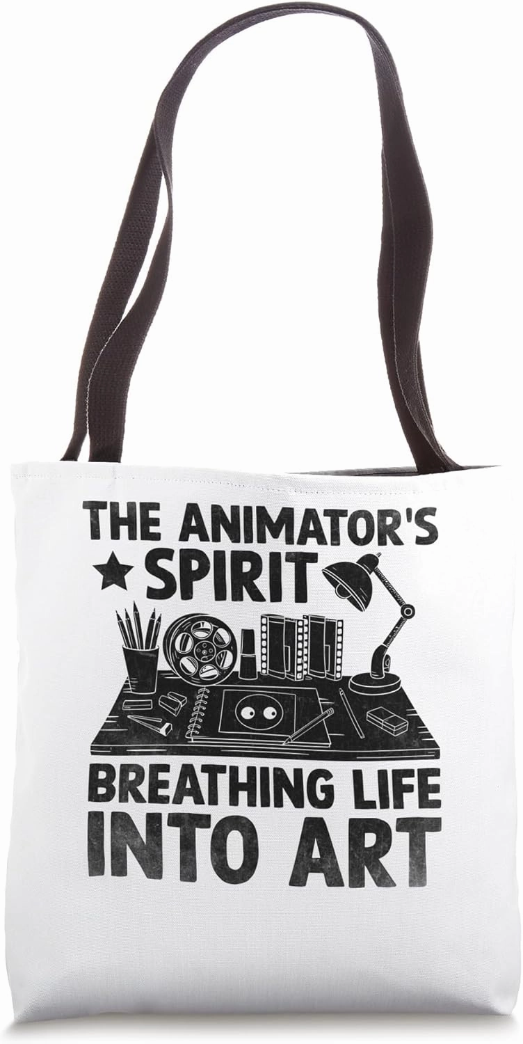 The Animator's Spirit Breathing Life Into Art Animation Draw Tote Bag