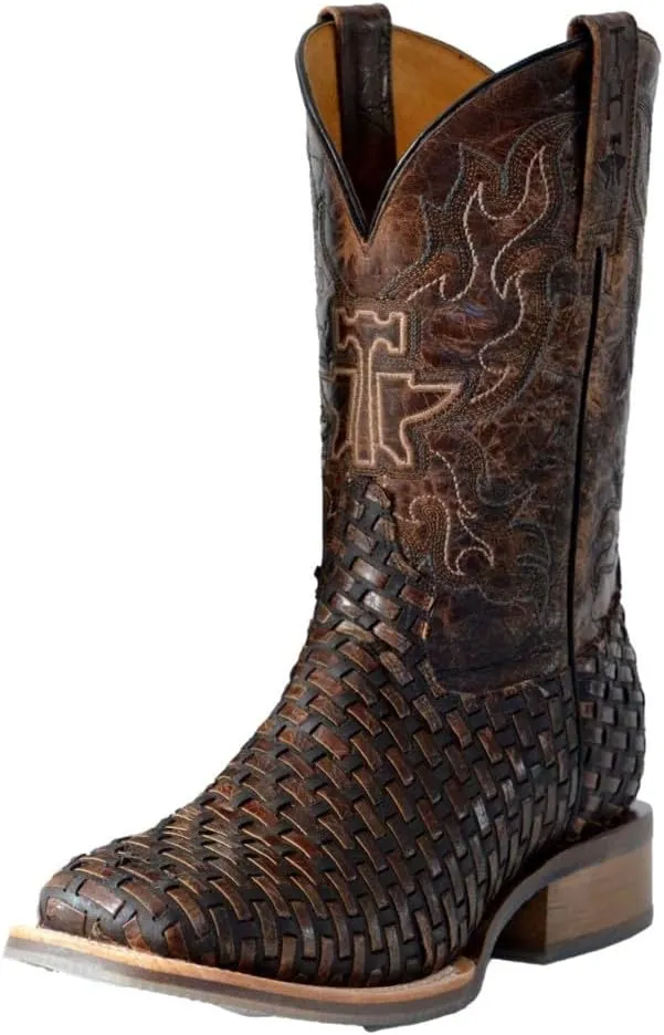 Tin Haul Western Boots Mens Ride Em Cowboy Brown 14-020-0077-0481 BR