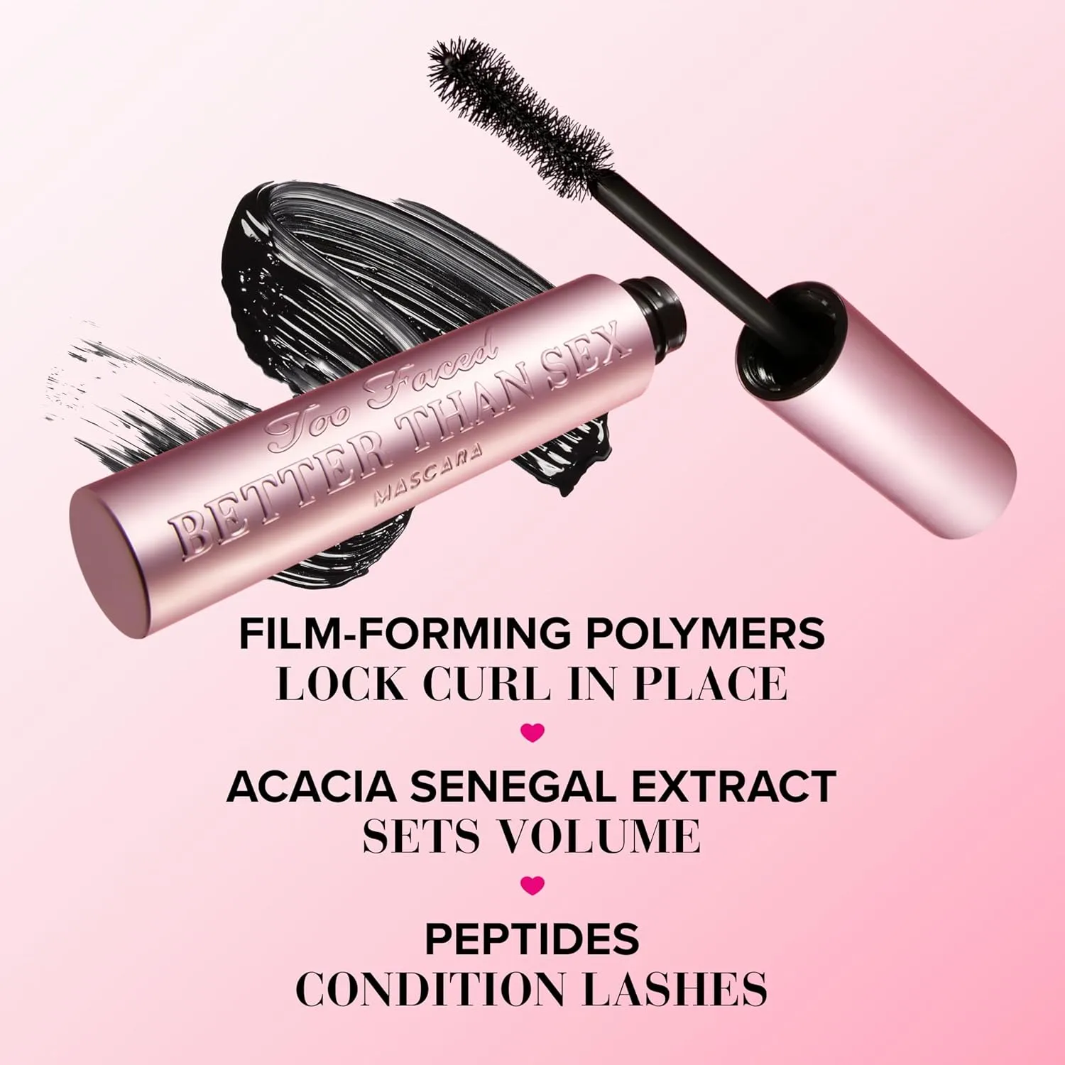 Too Faced Better Than Sex Volumizing Mascara | Volume, Length   Peptides