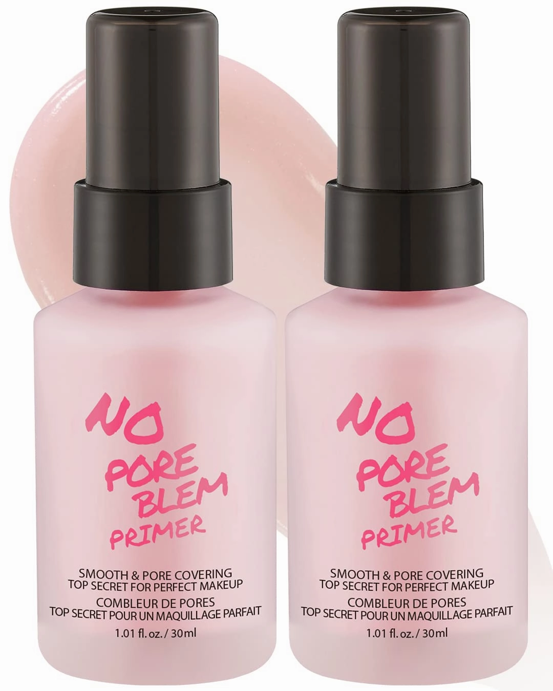 TOUCH IN SOL No Pore Blem Primer, 1.01 fl.oz(30ml) 2 Pack - Face Makeup Primer, Big Pores Perfect Cover, Skin Flawless and Glowing, Instantly Smoothes Lines, Long Lasting Makeup's Staying