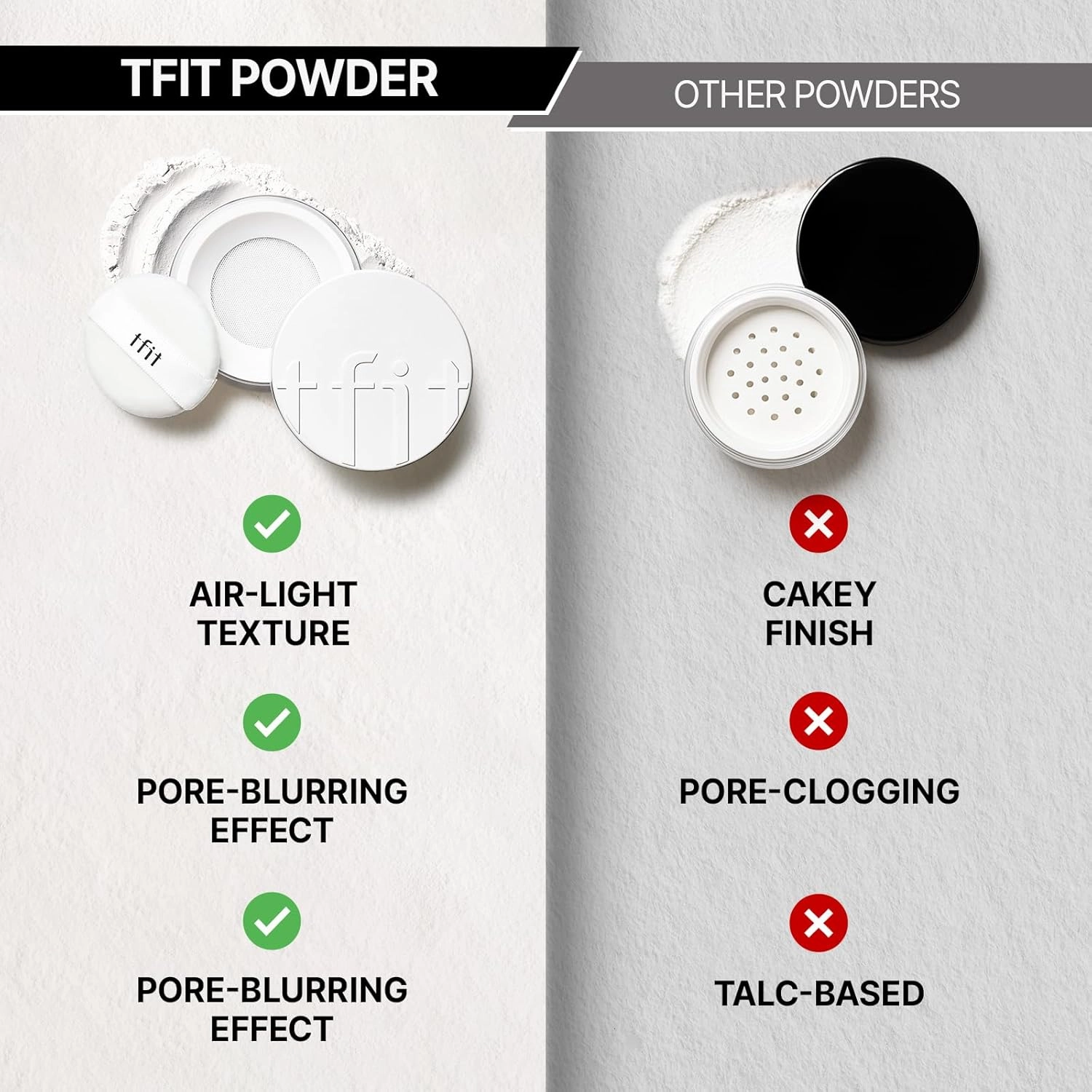 Translucent Set Finishing Powder - Sebum Control Face Loose Powder, Matte & Silky Finish, Lightweight, Long-lasting, Korean Makeup, 0.24 Oz. (02 Skin Beige, 0.24 Oz.)