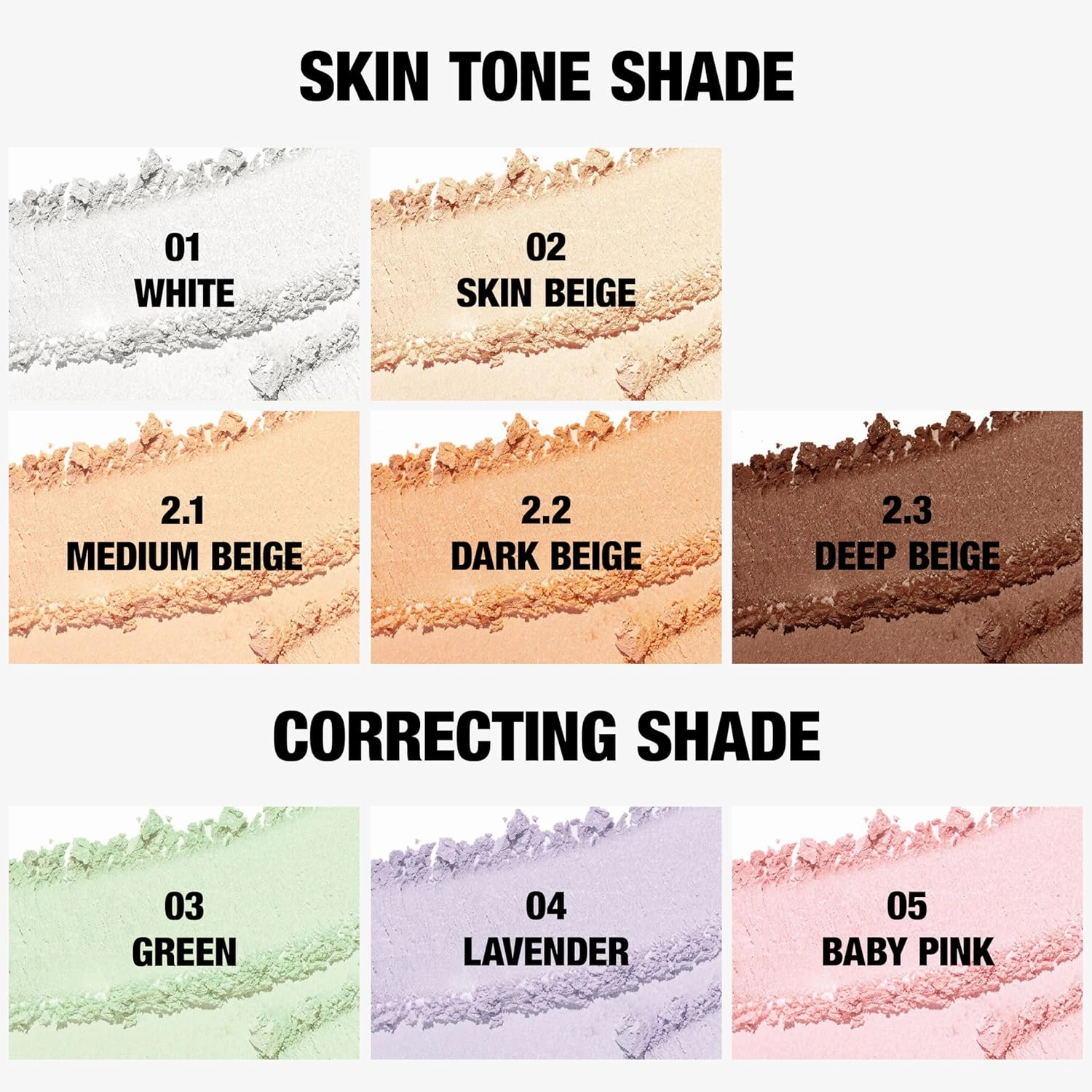 Translucent Set Finishing Powder - Sebum Control Face Loose Powder, Matte & Silky Finish, Lightweight, Long-lasting, Korean Makeup, 0.24 Oz. (02 Skin Beige, 0.24 Oz.)