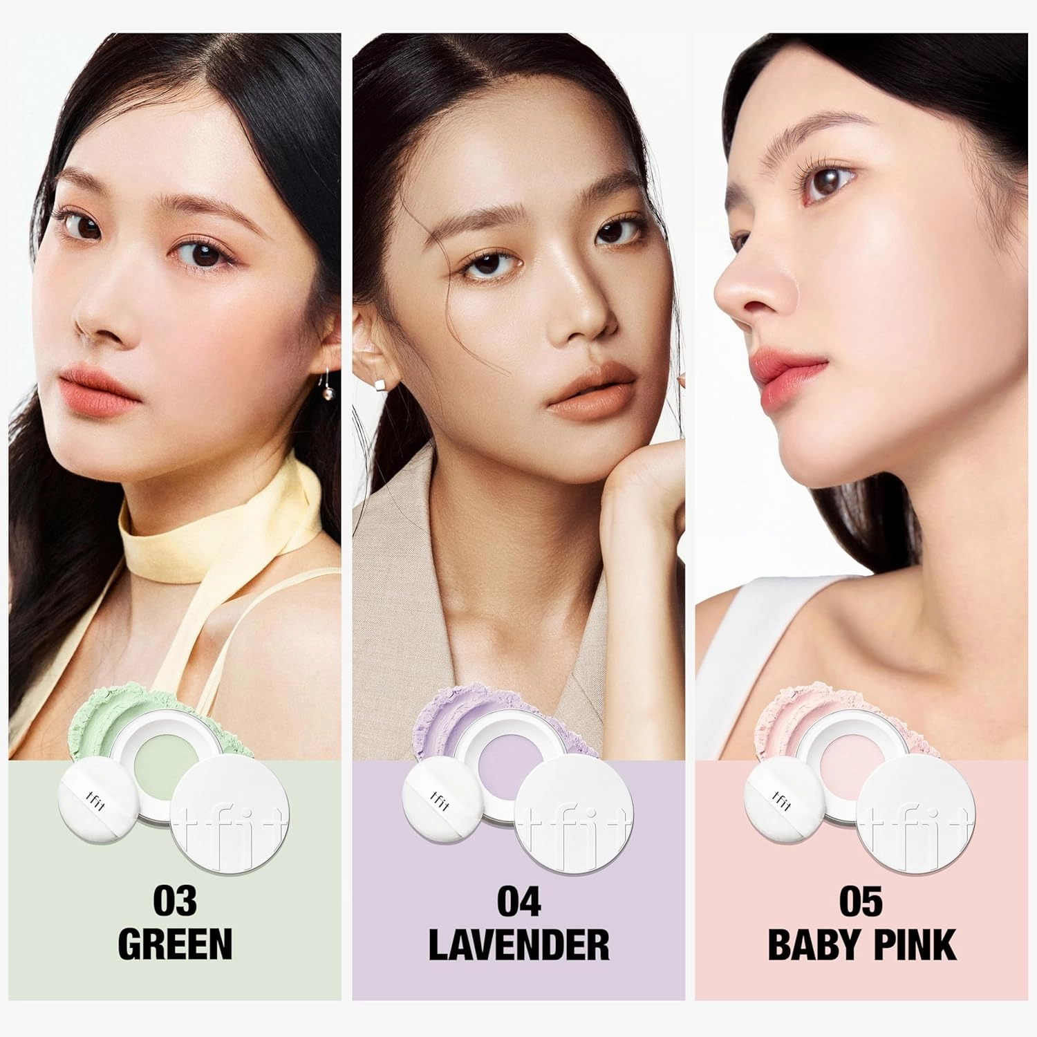 Translucent Set Finishing Powder - Sebum Control Face Loose Powder, Matte & Silky Finish, Lightweight, Long-lasting, Korean Makeup, 0.24 Oz. (05 Baby pink, 0.24 Oz.)