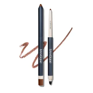 TRE'STIQUE Eyeliner, Refillable Eyeliner Pencil With Built-In Smudger And Sharpener, Clean Beauty Eye Pencil, Sustainable 2-In-1 Eye Liner