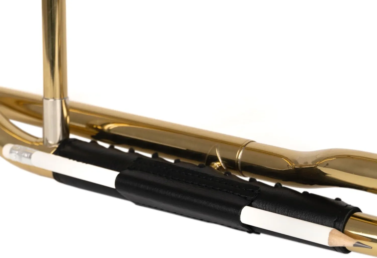 Trombone Neck Guard Padded. Genuine leather protection. Trombone neck cover Trombone neck wrap. Moist, dirt, oil protection. Protective neck pad. Trombone accessories (Black)