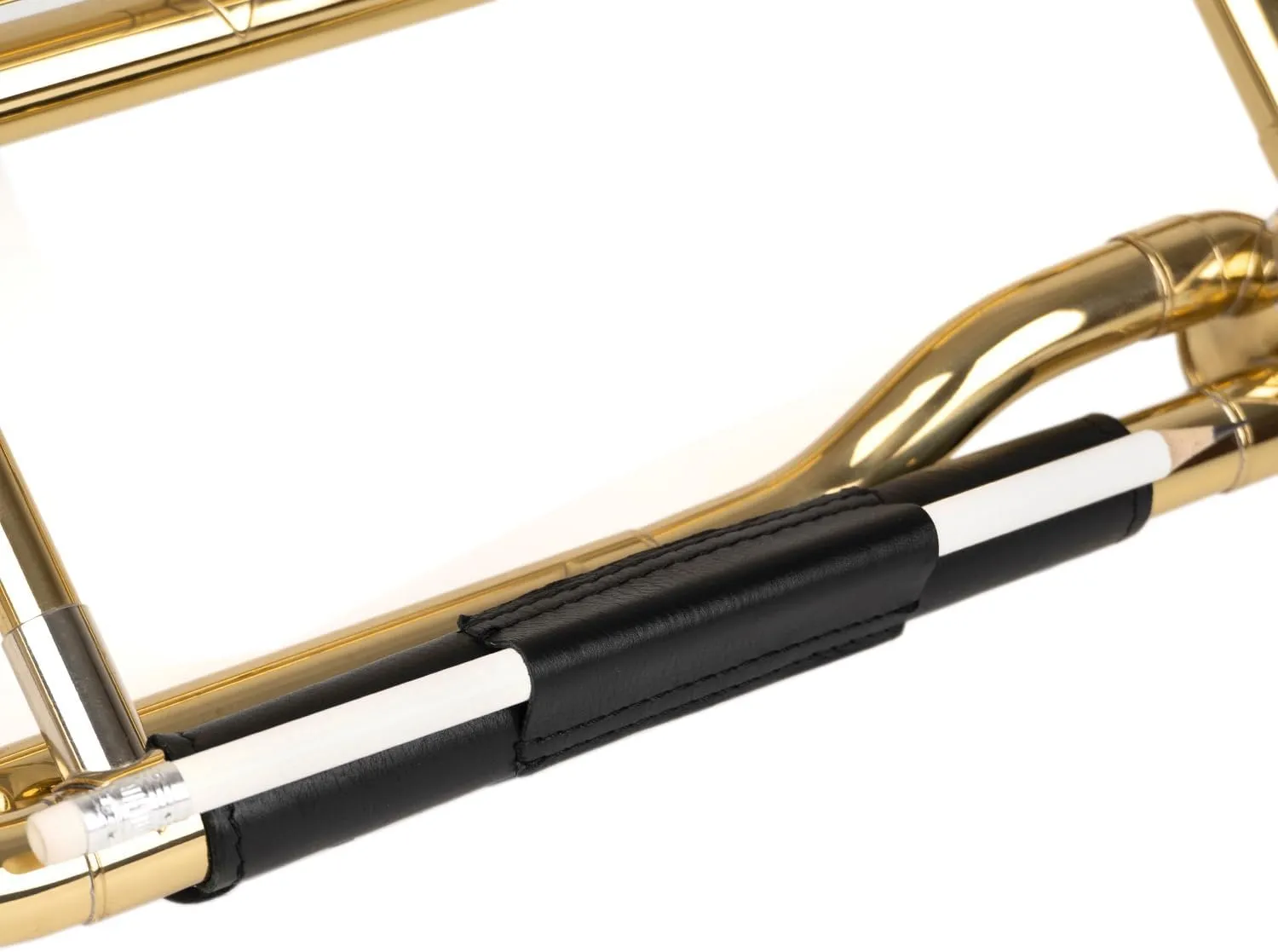 Trombone Neck Guard Padded. Genuine leather protection. Trombone neck cover Trombone neck wrap. Moist, dirt, oil protection. Protective neck pad. Trombone accessories (Black)