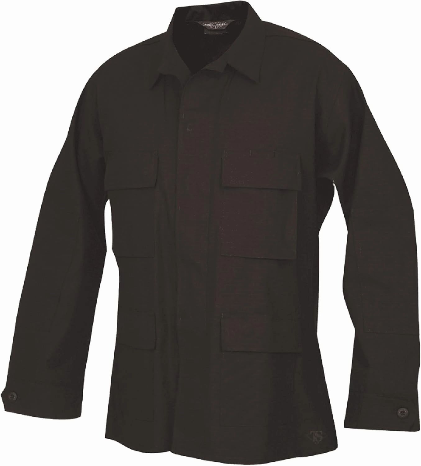 TRU-SPEC Mens Cotton BDU Coat, Black