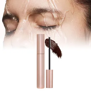 Tubing Mascara Black & Brown Duo for Lash Makeup, 2025 Upgraded Waterproof Lash Extensions Mascara Brown, Long Lasting Curling Eyelash Iron Wand Mascaras for Women Thick and Slender