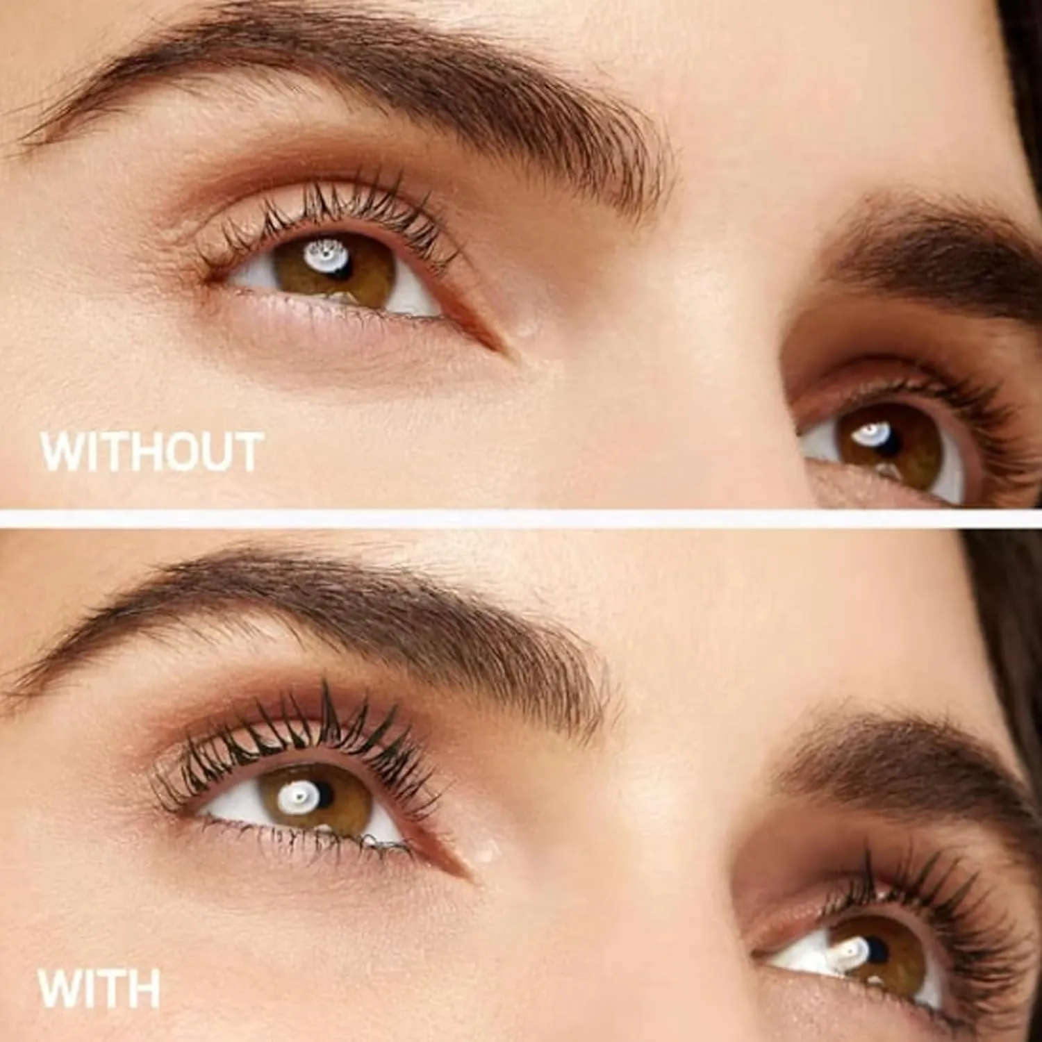 Tubing Mascara Black & Brown Duo For Lash Makeup - Lengthening & Curling Waterproof Mascara, Smudge-Proof Non-Clumping Formula with Dual Brushes, Long-Lasting Volume (Black Brown, L)