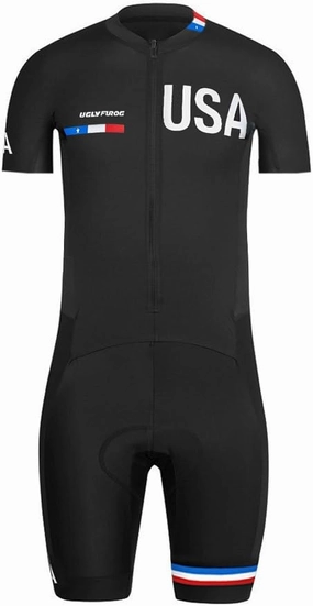 UGLY FROG Country Code Series Mens Short Triathlon Suit/Trisuit Cycling Skinsuits Speedsuit Compressible Biking wear