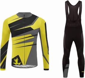 UGLY FROG Winter Fleece Mens Blaze Cycling Jersey Set Cold Wear Thermal Top   Cycling Tights Pants 3D Gel Padded Bike Suits