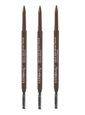 Ulta Beauty 3 Pack Ultra Slim Brow Pencil. Medium Brown. Size 0.003 oz. Y