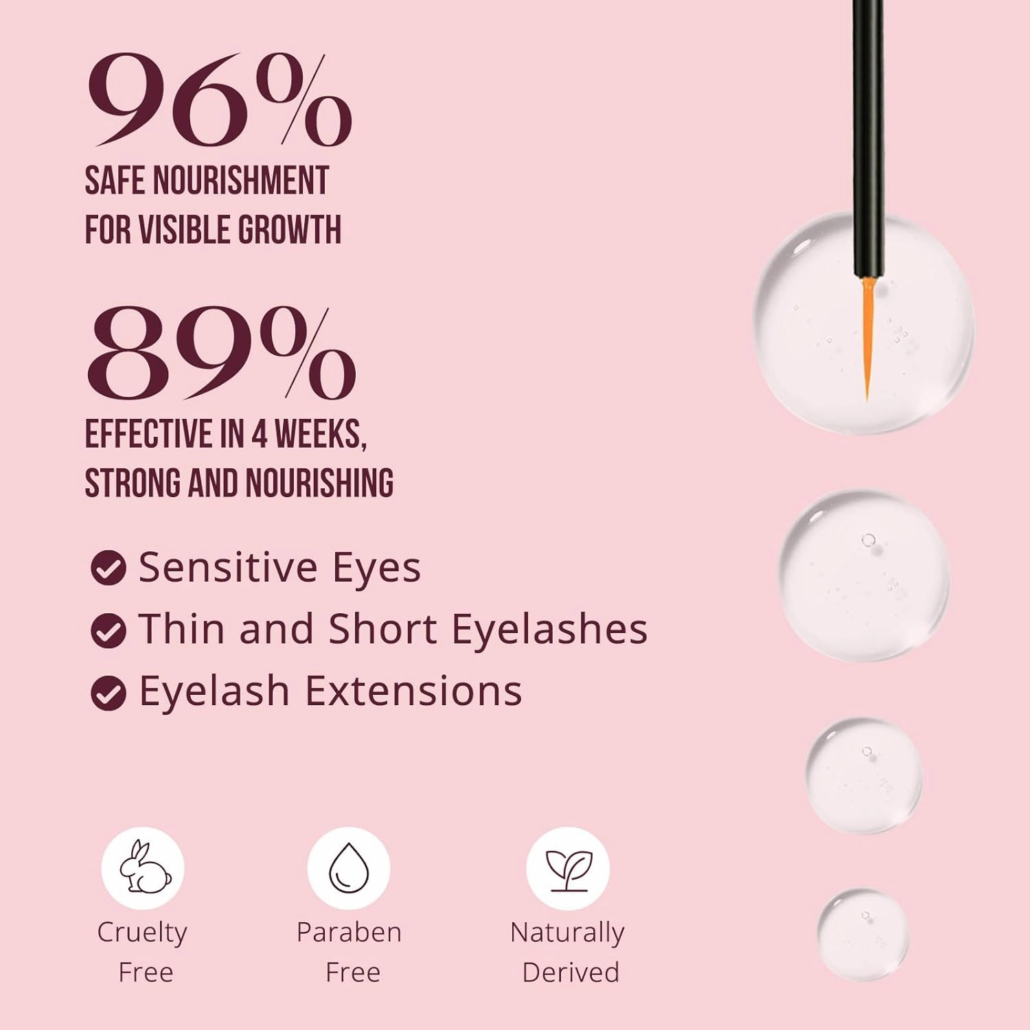 Unidollss Tubing Mascara Volume and Length Black and Lash Serum Set Lengthening Long Lasting All Day,Eyelash Growth Serum for Thicker,Longer Lash and Eyebrow,Tubing Mascara for 30  Women,Gluten-free