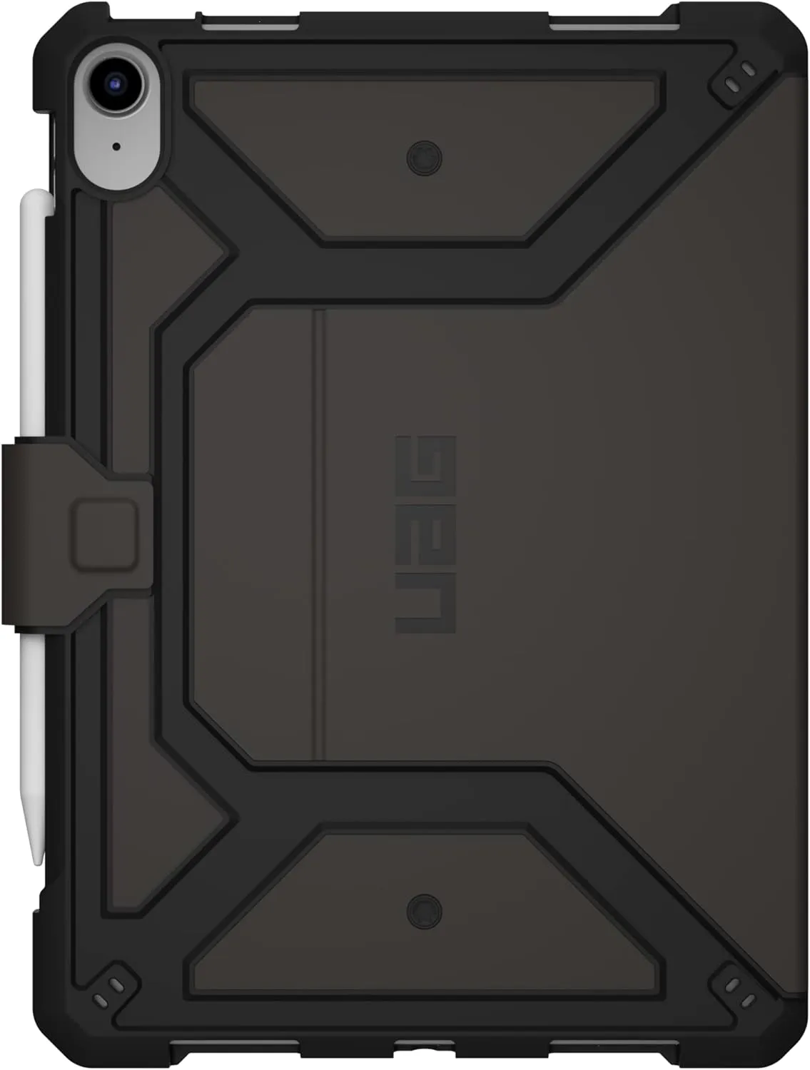URBAN ARMOR GEAR UAG Designed for iPad 11" A16 11th Gen 2025, 10.9" 10th Gen 2022 Case A3354 A3355 A2696 - Rugged Protective Folio Cover w/Adjustable Stand & Pencil Holder, Metropolis SE Black