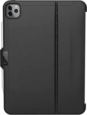 URBAN ARMOR GEAR UAG iPad Pro 11-inch (2nd Gen, 2020) Case Scout [Black] Folio Slim Heavy-Duty Tough Military Drop Tested Rugged Protective Cover with Apple Pencil Holder
