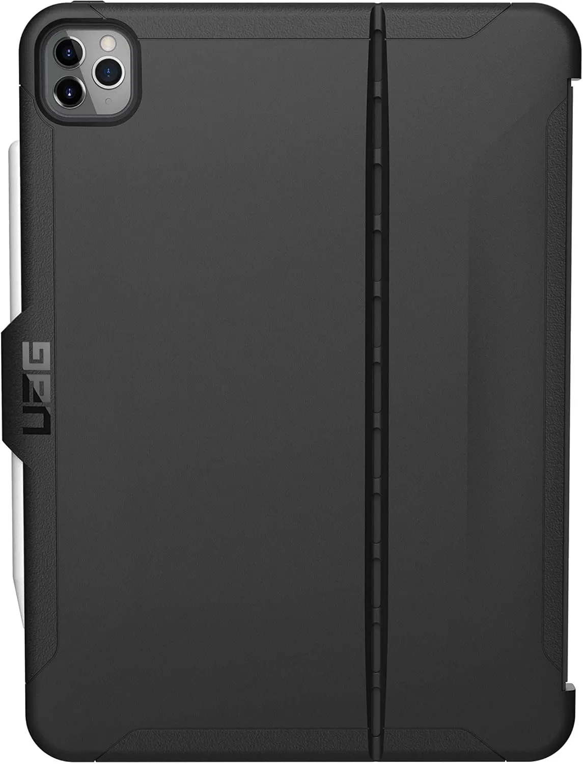 URBAN ARMOR GEAR UAG iPad Pro 11-inch (2nd Gen, 2020) Case Scout [Black] Folio Slim Heavy-Duty Tough Military Drop Tested Rugged Protective Cover with Apple Pencil Holder