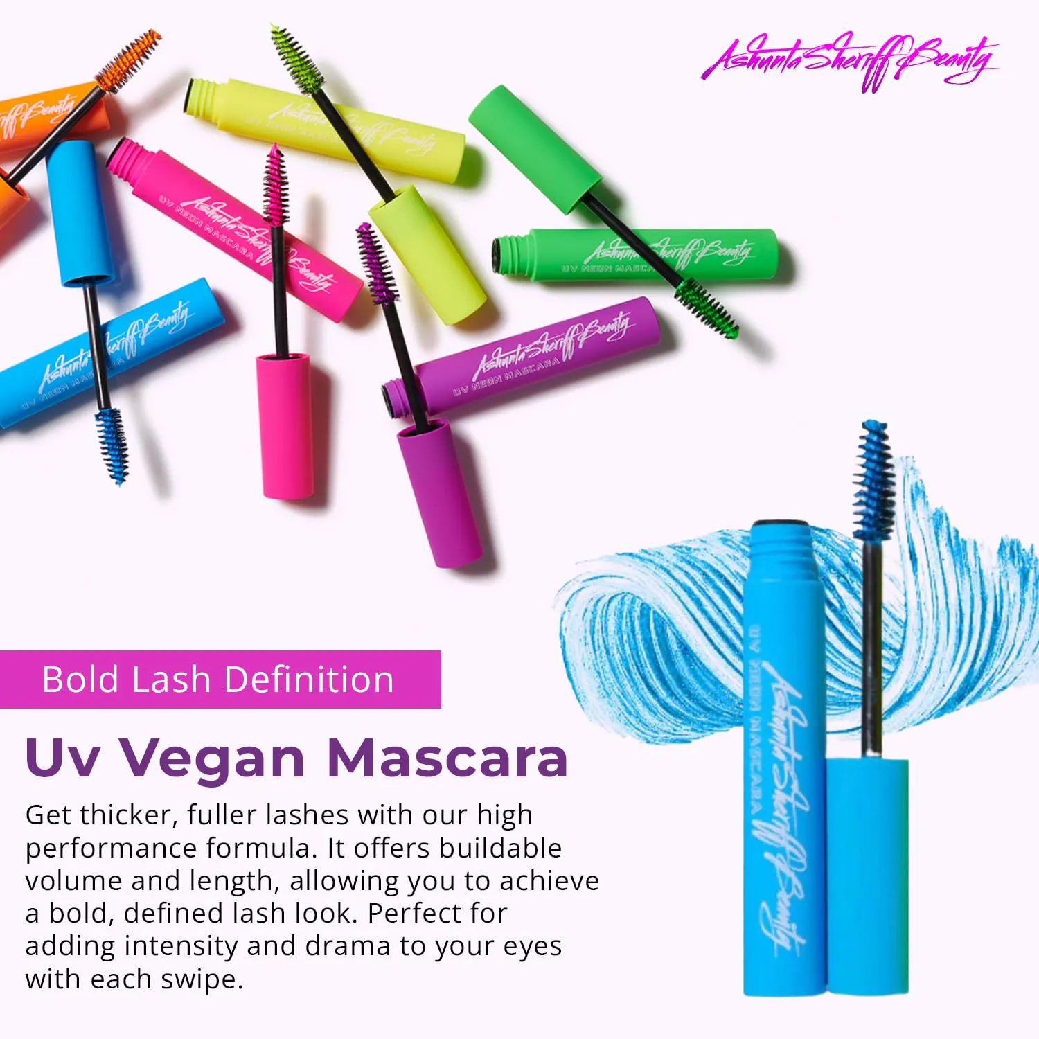 UV Vegan Mascara (Blue, One Size)