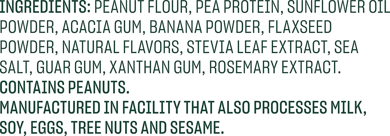Vega Nut Butter Shake, Peanut Butter & Banana - Vegan Protein Powder, 20g Protein, Real Food Ingredients, No Added Sugar, 1.39 lbs