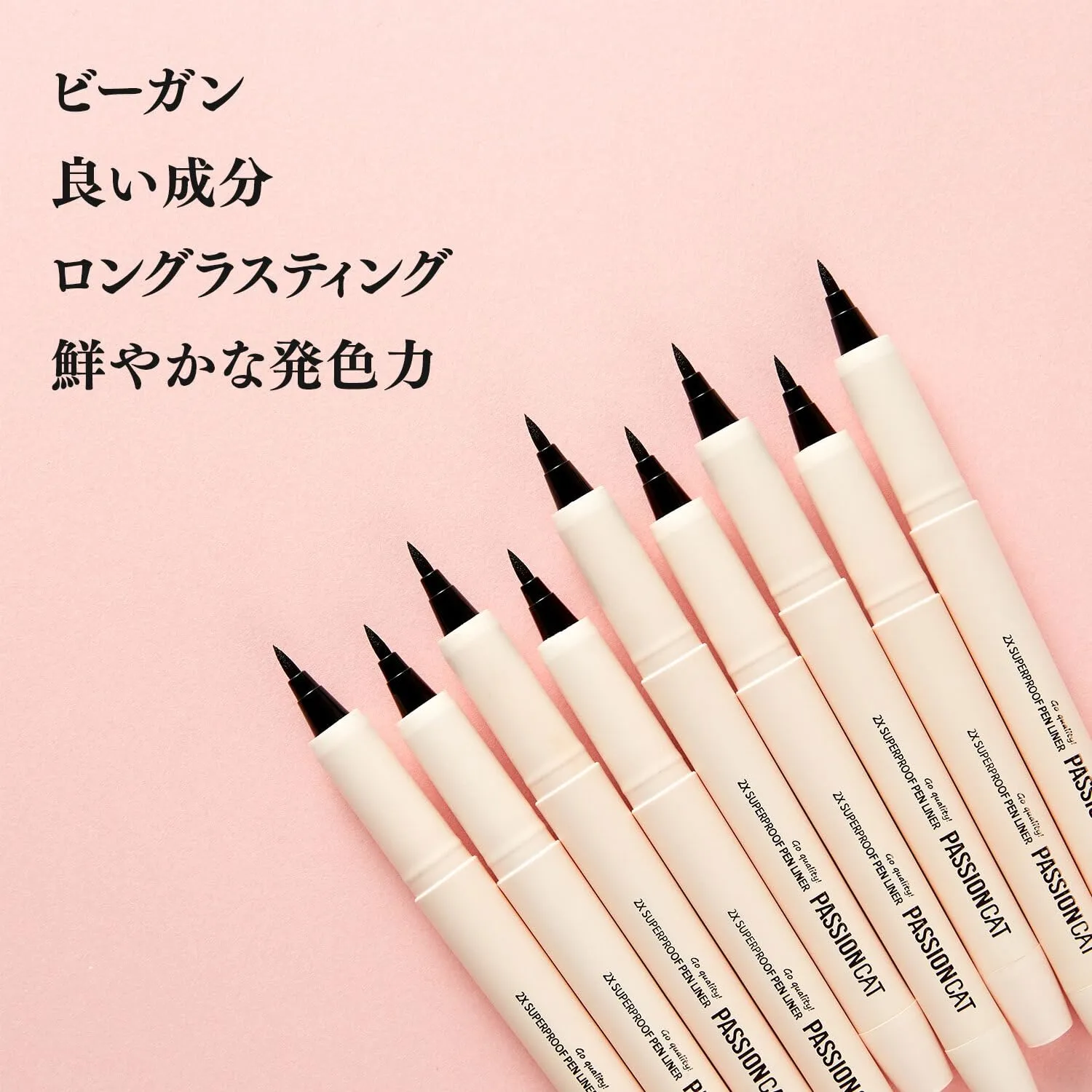Vegan, hypoallergenic Liner |Classic liner for beginners | Ultra Slim Ink Liner, Waterproof Liquid Liner, Long Lasting 2X Superproof Pen Liner No.1 Black (1.0g)