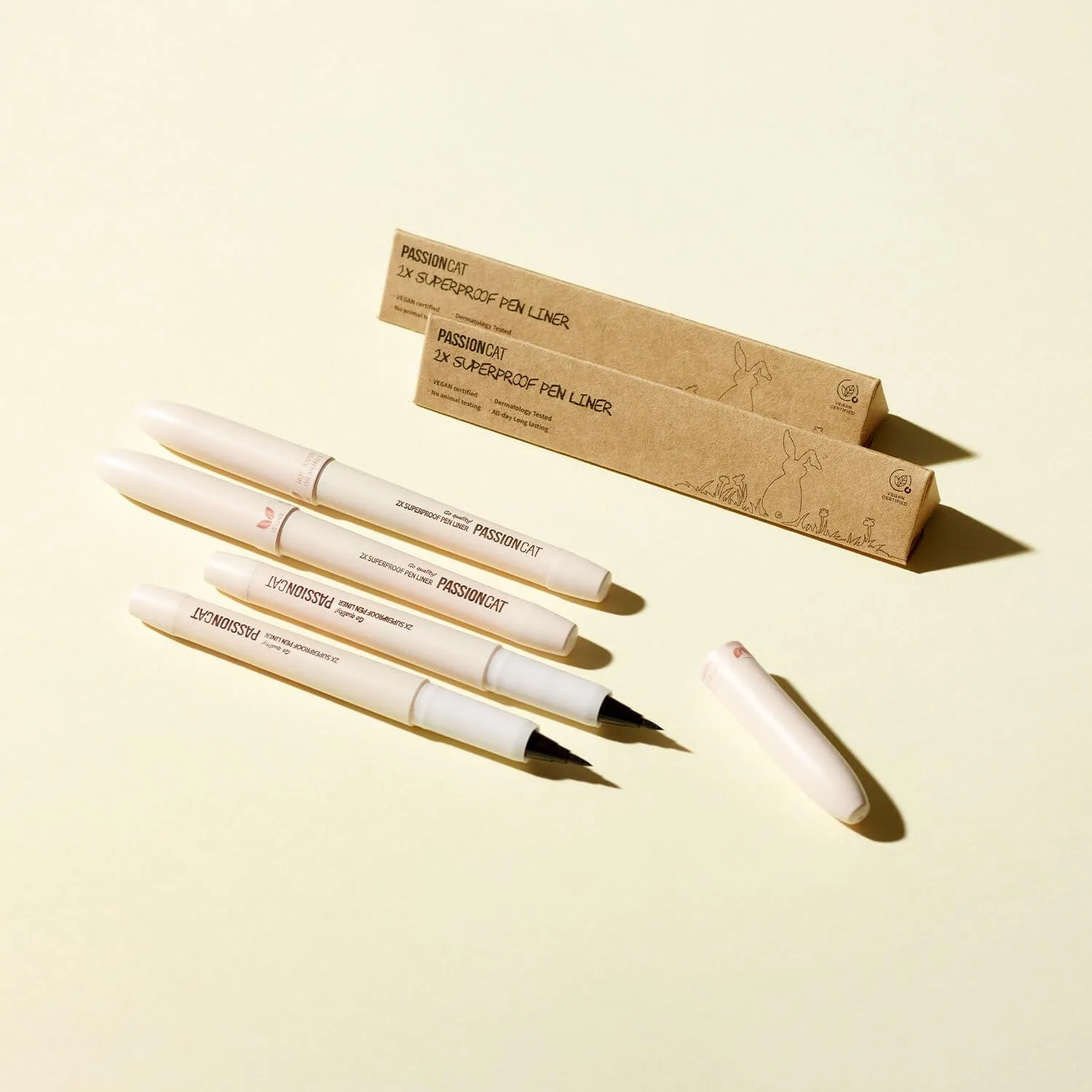 Vegan, hypoallergenic Liner |Classic liner for beginners | Ultra Slim Ink Liner, Waterproof Liquid Liner, Long Lasting 2X Superproof Pen Liner No.1 Black (1.0g)