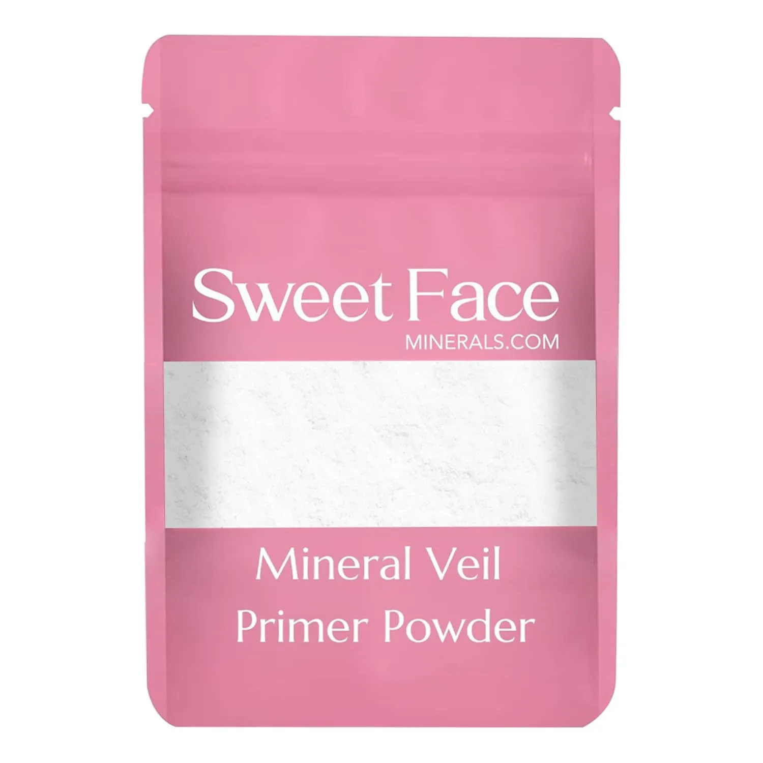 VEIL PRIMER BULK POWDER (8oz Refill Pouch) Matte Loose Minerals SPF 20 Oil Control Blurs Bare Face Extends Makeup Wear Melts Clear for Flawless Prep Before and Illuminating Setting Finish After