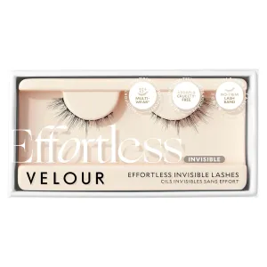 Velour Effortless Invisible Lashes, Lash Extension Look, Natural Looking False Eyelashes, Reusable Fake Lashes, Fluffy & Lightweight No Trim Eyelashes, Vegan, Glue not included (In the Nude)