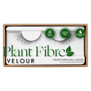 Velour Plant Fibre Eyelashes – Luxurious Hemp-Derived False Lashes - Lightweight, Reusable, Handmade Fake Lash Extensions - Wear up to 25 Times - 100% Vegan, Soft, All Eye Shapes – Butterfly Effect