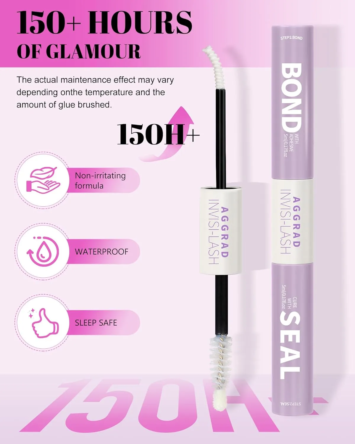 Venus Lash Clusters Kit Short 8-14mm D Curl Natural Cluster Lashes Kit Wispy Eyelash Clusters Kit DIY Eyelash Extension Kit with Lash Bond and Seal & Tweezers Remover for Fake Lashes Extensions