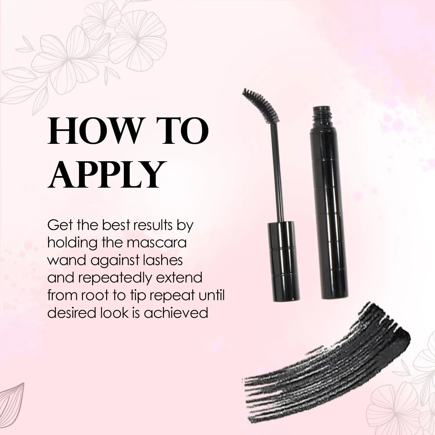 Vera Moore Mascara for Ultimate Volume & Long Lashes, Telescopic & Tubing Options, High-Definition Finish, Smudge-Proof, All-Day Wear, Easy Removal (Black, 0.28 oz)