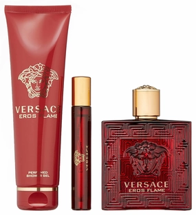 Versace Versace Eros Flame Men 3 Pc GiftSet