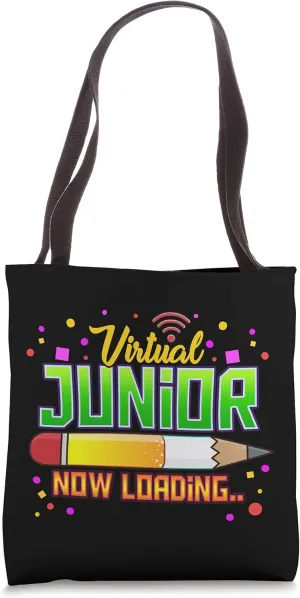 Virtual Junior Now Loading Back to School Virtual 11th Grade Tote Bag