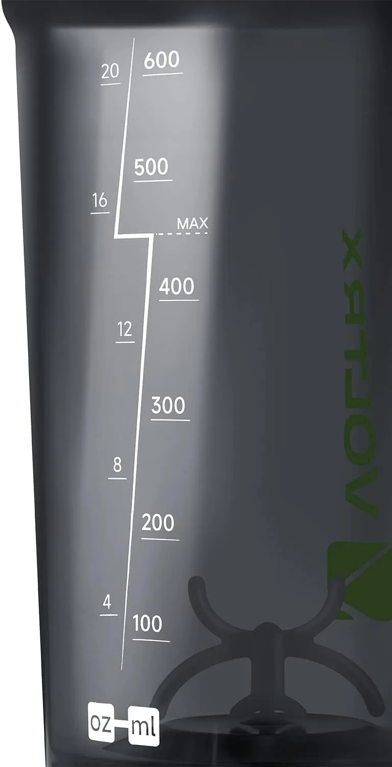VOLTRX Shaker Bottle, Gallium USB C Rechargeable Electric Protein Mixer, Shaker Cups for Protein and Meal Replacement Shakes, BPA Free, Made with Tritan, 24oz