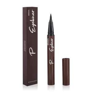 Waterproof Liquid Colorful Eyeliner, Black Brown Blue Eye Liner Makeup Pen, Waterproof Long Lasting Pocket Eyeliner with Micro Tip, Vegan Formula, Gift For Women
