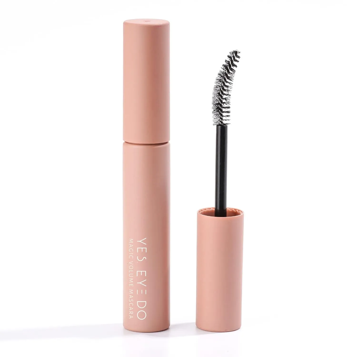 Waterproof Mascara, Black Tubing Mascara for Lash Volumizing Lengthening and Curling,Eyelash Mascara with Curved Brush Waterproof Smudgeproof clump-free Long-lasting, YES.EYE DO