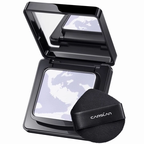 Waterproof Face Pressed Powder Compact, 24H Longlasting Oil Control Pressed Setting Powder Talc-Free Makeup, Shine Free, Poreless, Smooth, 03 Light Purple for dry&com skin (0.28Oz)