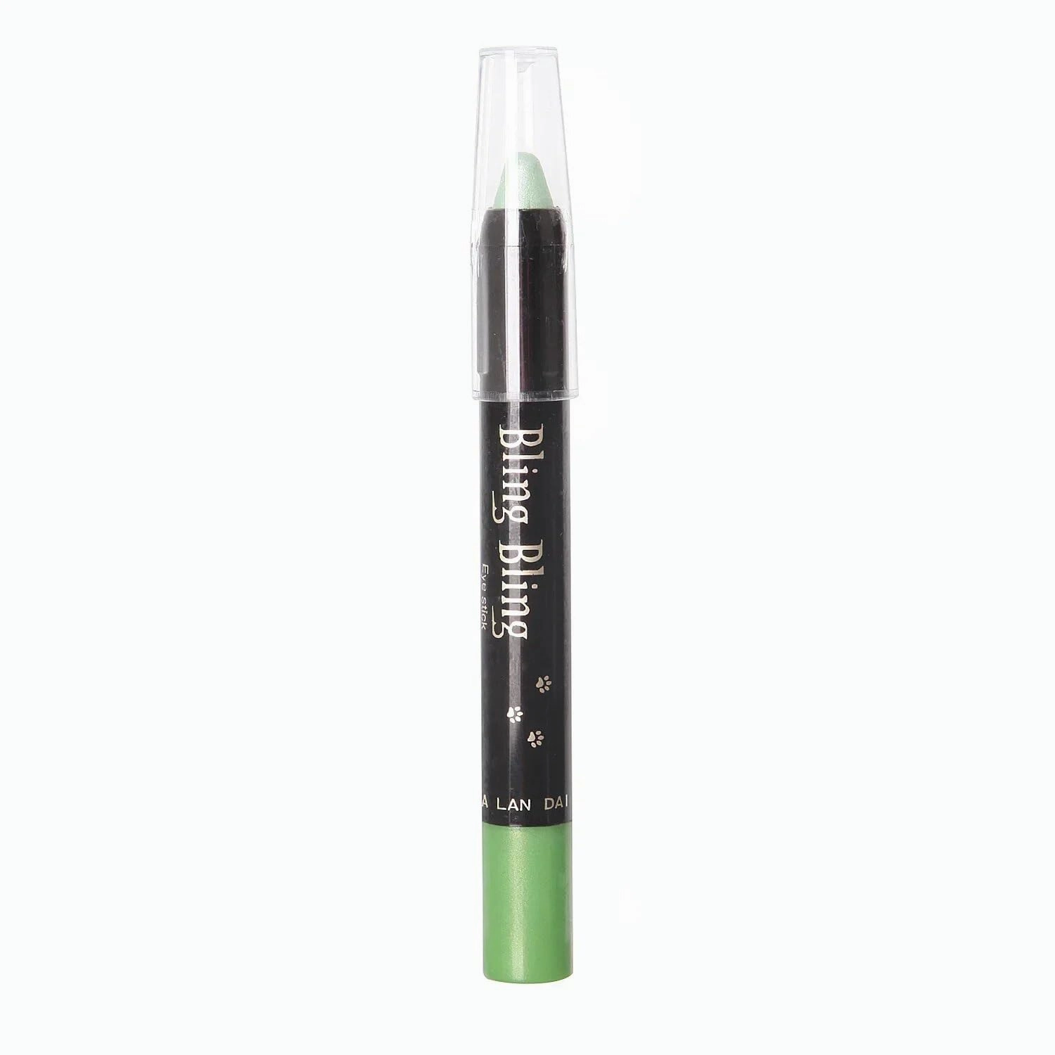 Waterproof Pearlescent Eyeshadow Eyeliner Pencil Glitter Matte Nude Eye Shadow Makeup Pigment Silkworm (Green)
