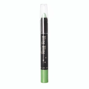 Waterproof Pearlescent Eyeshadow Eyeliner Pencil Glitter Matte Nude Eye Shadow Makeup Pigment Silkworm (Green)