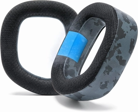 WC Freeze HS80 - Cooling Gel Earpads for Corsair HS80 RGB Wireless, Wired, & HS80 Max by Wicked Cushions - Elevate Comfort, Thickness & Sound Isolation for Epic Gaming Sessions | Black Camo