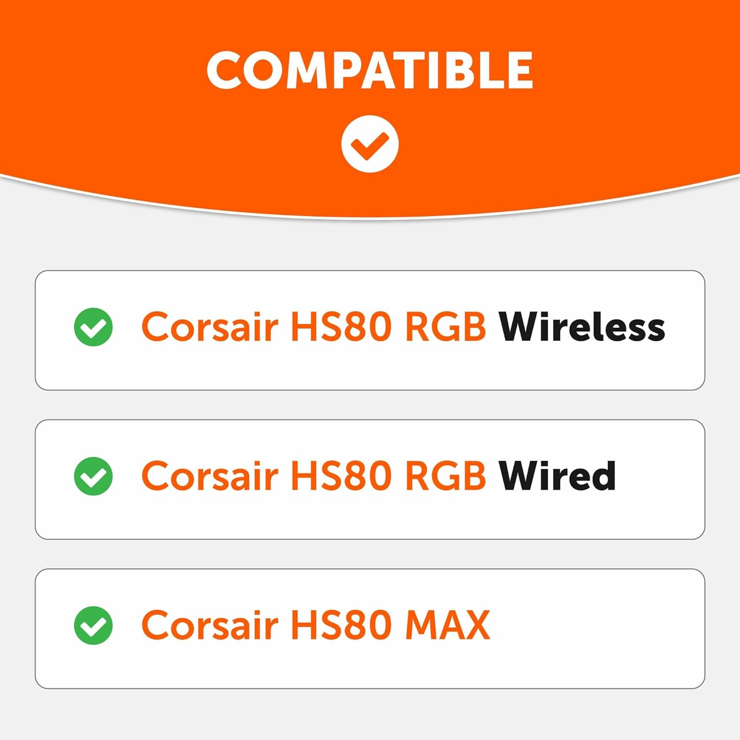 WC Freeze HS80 - Cooling Gel Earpads for Corsair HS80 RGB Wireless, Wired, & HS80 Max by Wicked Cushions - Elevate Comfort, Thickness & Sound Isolation for Epic Gaming Sessions | Black Camo
