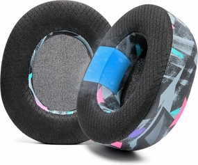 WC Freeze Nova Pro Wireless - Cooling Gel Earpads for Arctis Nova Pro Wireless ONLY (Doesn’t Fit Other Models), Made by Wicked Cushions, Improved Durability, Thickness & Sound Isolation | 90's Black