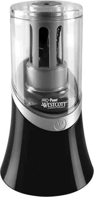 Westcott PRO-Point CarboTitanium Recycled iPoint Evolution Electric Pencil Sharpener