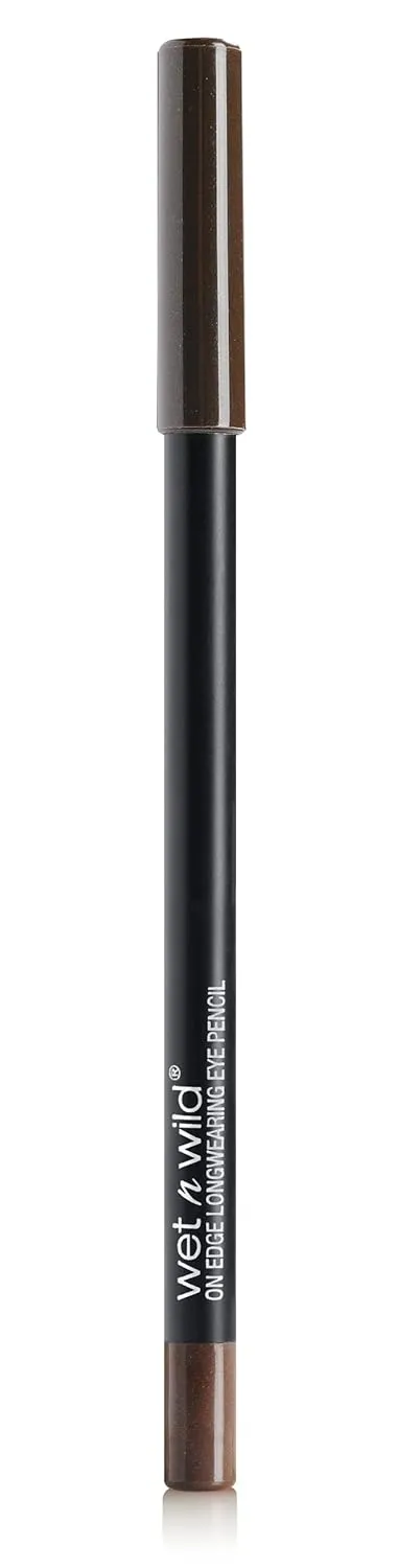 wet n wild Eyeliner Pencil On Edge Longwearing Matte Eye Liner, Long Lasting, Smudge Proof, Fade Resistant, Highly Pigmented, Creamy Smooth Soft Gliding, Dark Brown,Wooden You Know (Pack of 4)