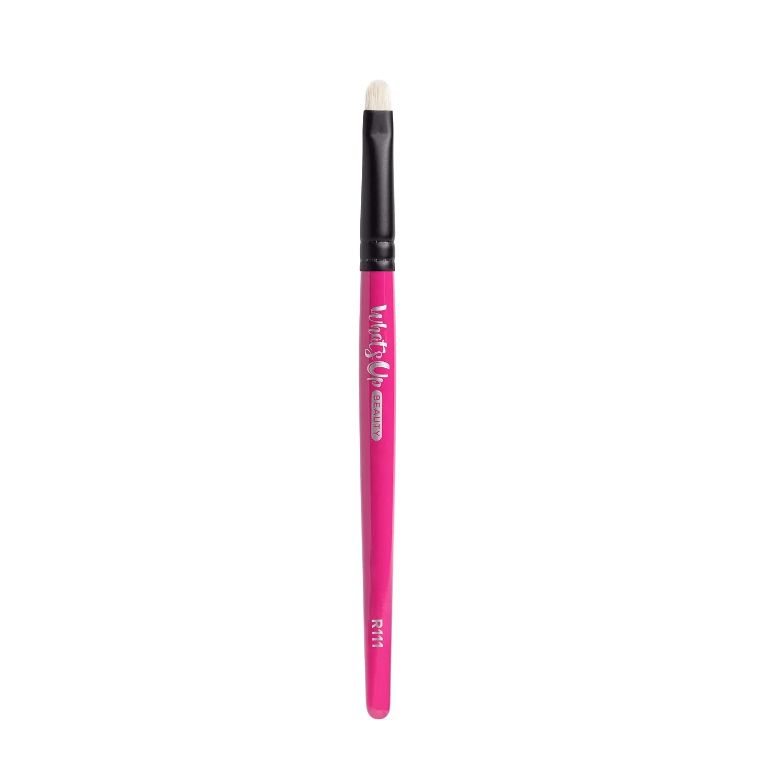 Whats Up Beauty - R111 Small Flat Shader Goat Eyeshadow Brush Hand Made in Japan Premium Eye Makeup Tool