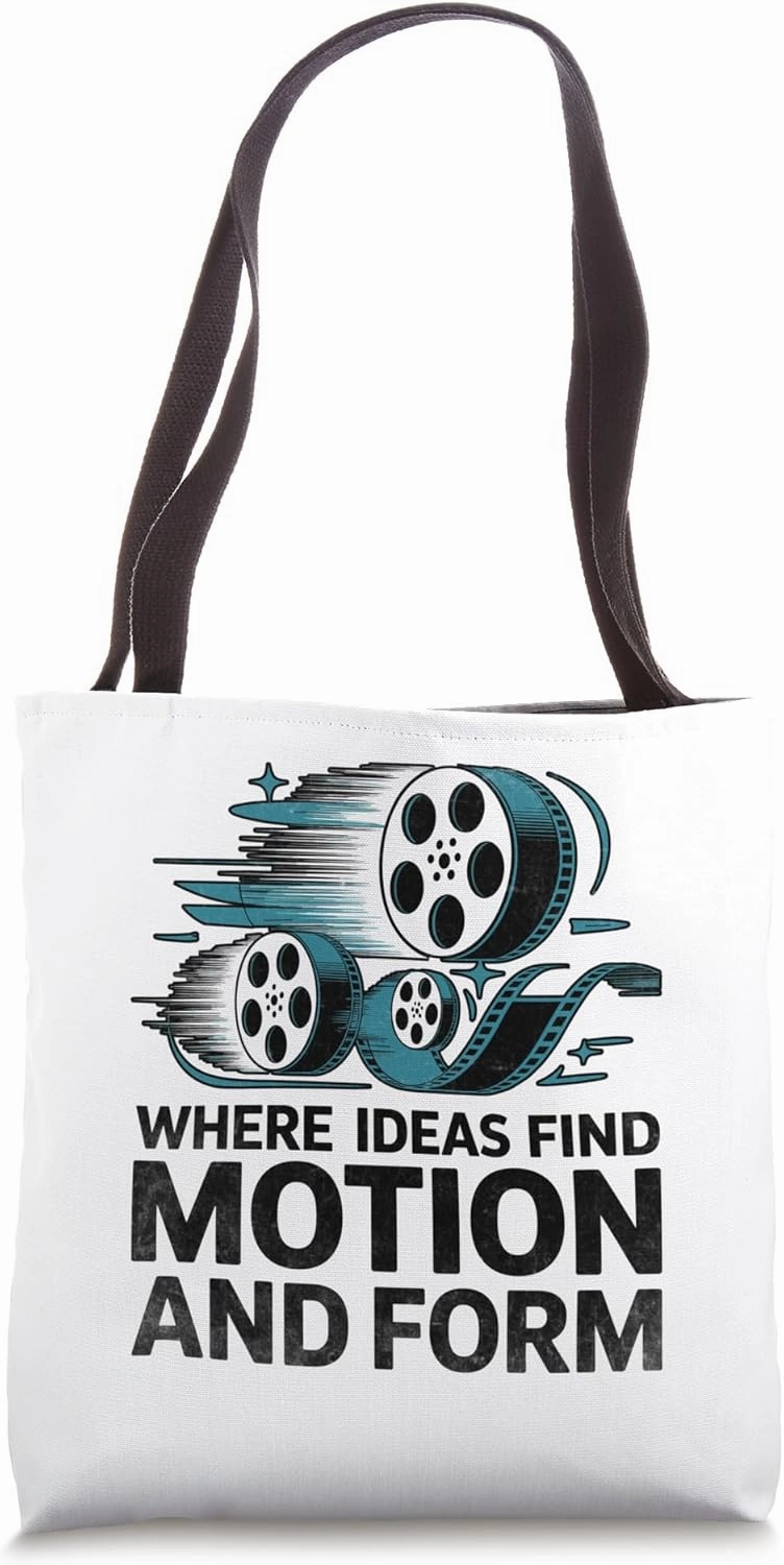 Where Ideas Find Motion And Form Animation Draw Animate Tote Bag