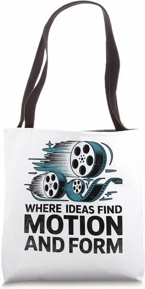 Where Ideas Find Motion And Form Animation Draw Animate Tote Bag