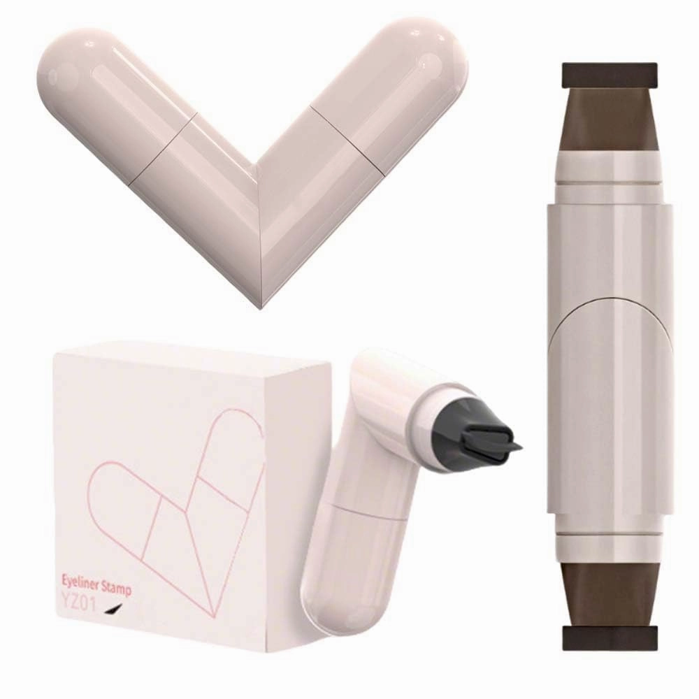 Wing Eyeliner Stamp Pen,Gel Eyeliner Pencil Set,Smudge-Proof Liquid Pen,for Quick, Smudge-Proof, Precision Stamp