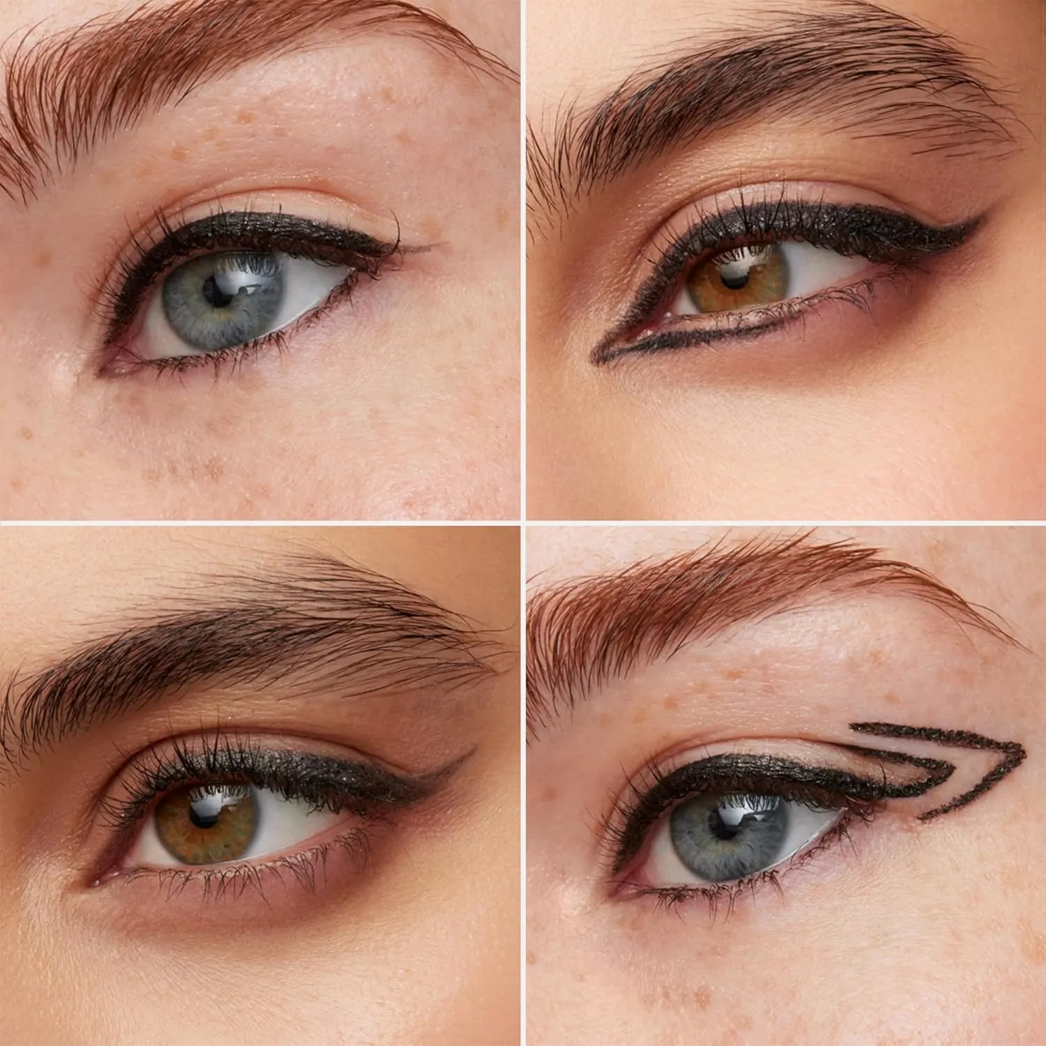 Wonderskin 1440 Longwear Black Glitter Waterproof Eyeliner Pencil - Sharpenable Eyeliner Pencil & Smudge Proof Eye Liner Pencils (Black Truffle)