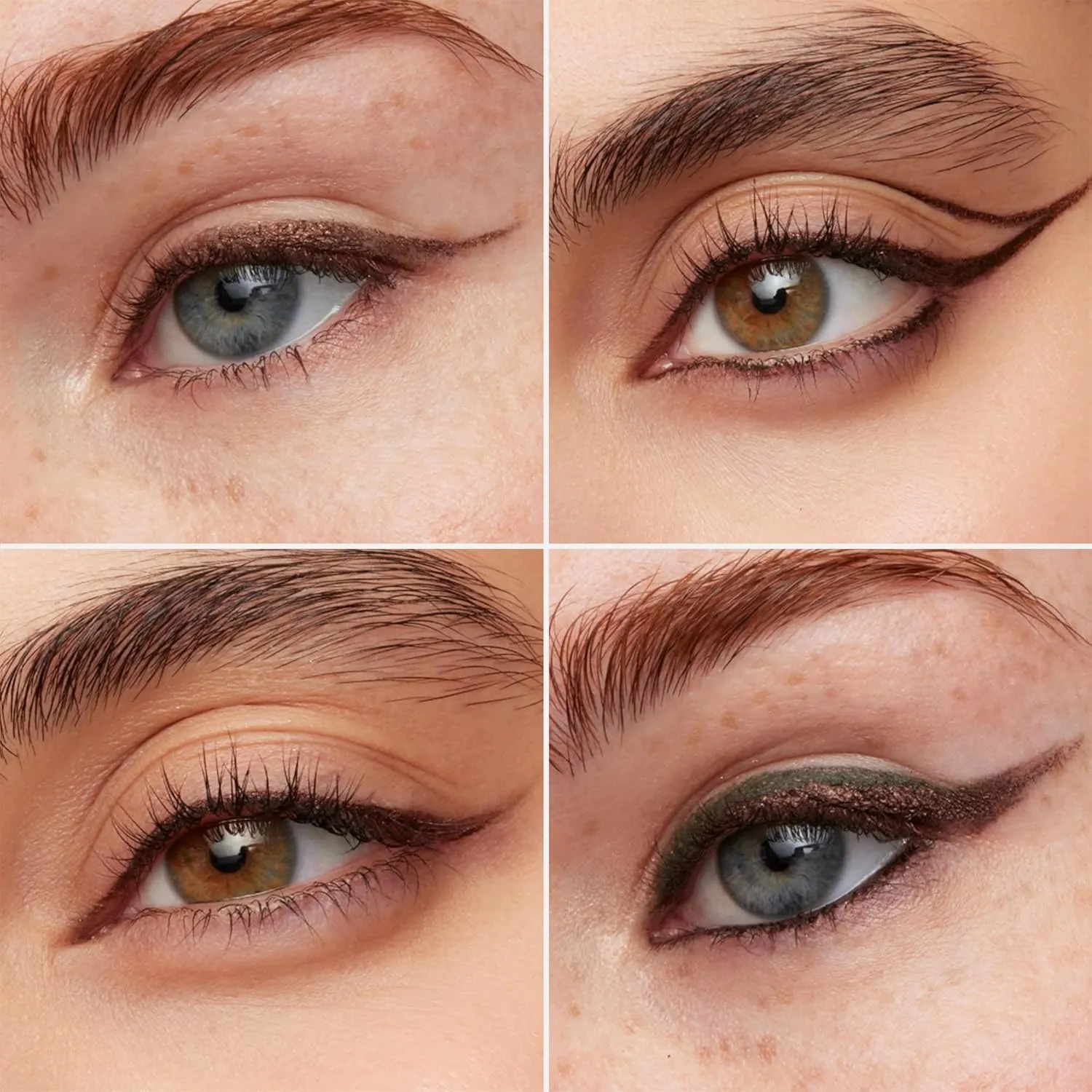 Wonderskin 1440 Longwear Brown Glitter Waterproof Eyeliner Pencil - Sharpenable Eyeliner Pencil & Smudge Proof Brown Eye Liner Pencils (Gold Mocha)