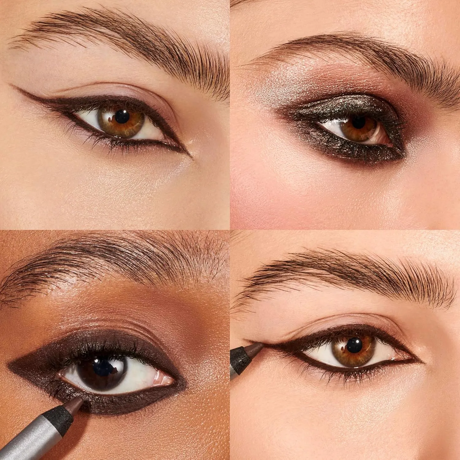 Wonderskin 1440 Longwear Brown Waterproof Eyeliner Pencil - Sharpenable Eyeliner Pencil and Smudge Proof Brown Eye Liner Pencils (Kalamata)