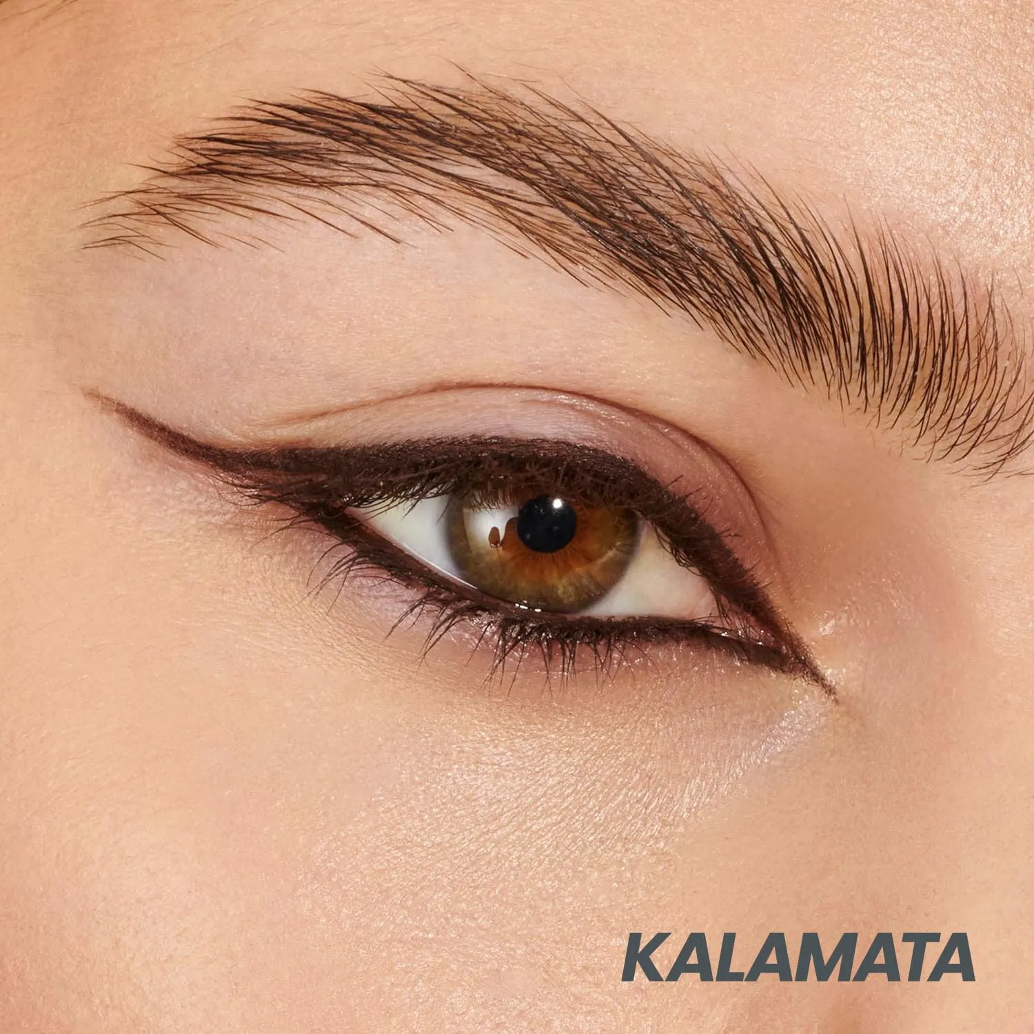 Wonderskin 1440 Longwear Brown Waterproof Eyeliner Pencil - Sharpenable Eyeliner Pencil and Smudge Proof Brown Eye Liner Pencils (Kalamata)
